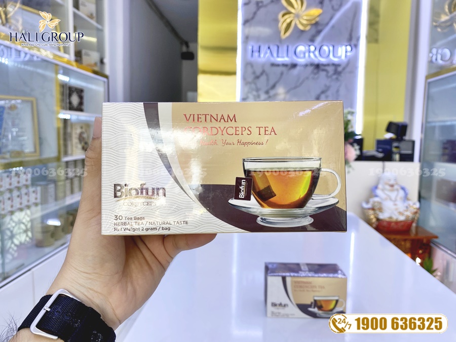 Nhà phân phối Trà Đông Trùng Hạ Thảo Việt Nam Biofun ở Sài Gòn