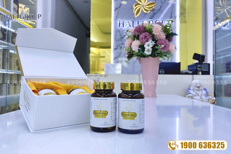 Bán viên uống bổ phế Banikha tại Hali Group